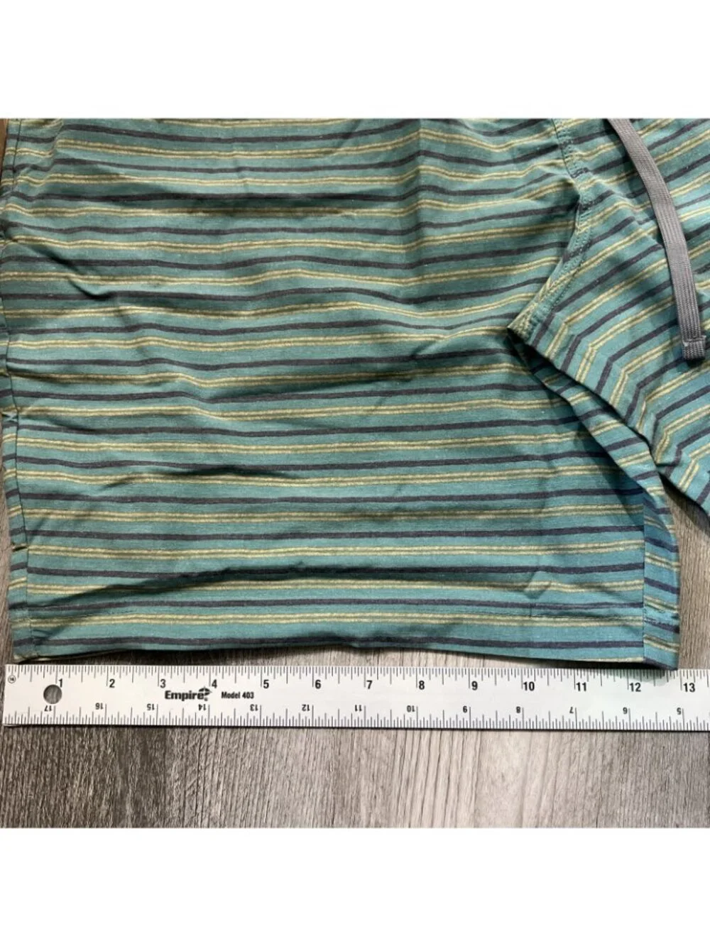 Prana Swim Shorts Mens XXL Green Stripe 8
